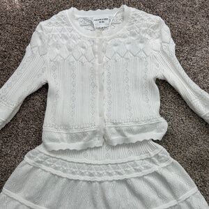 White Willow & Wind cardigan and skirt